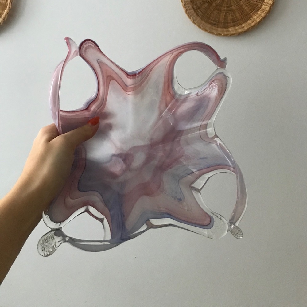 Blown glass catch all